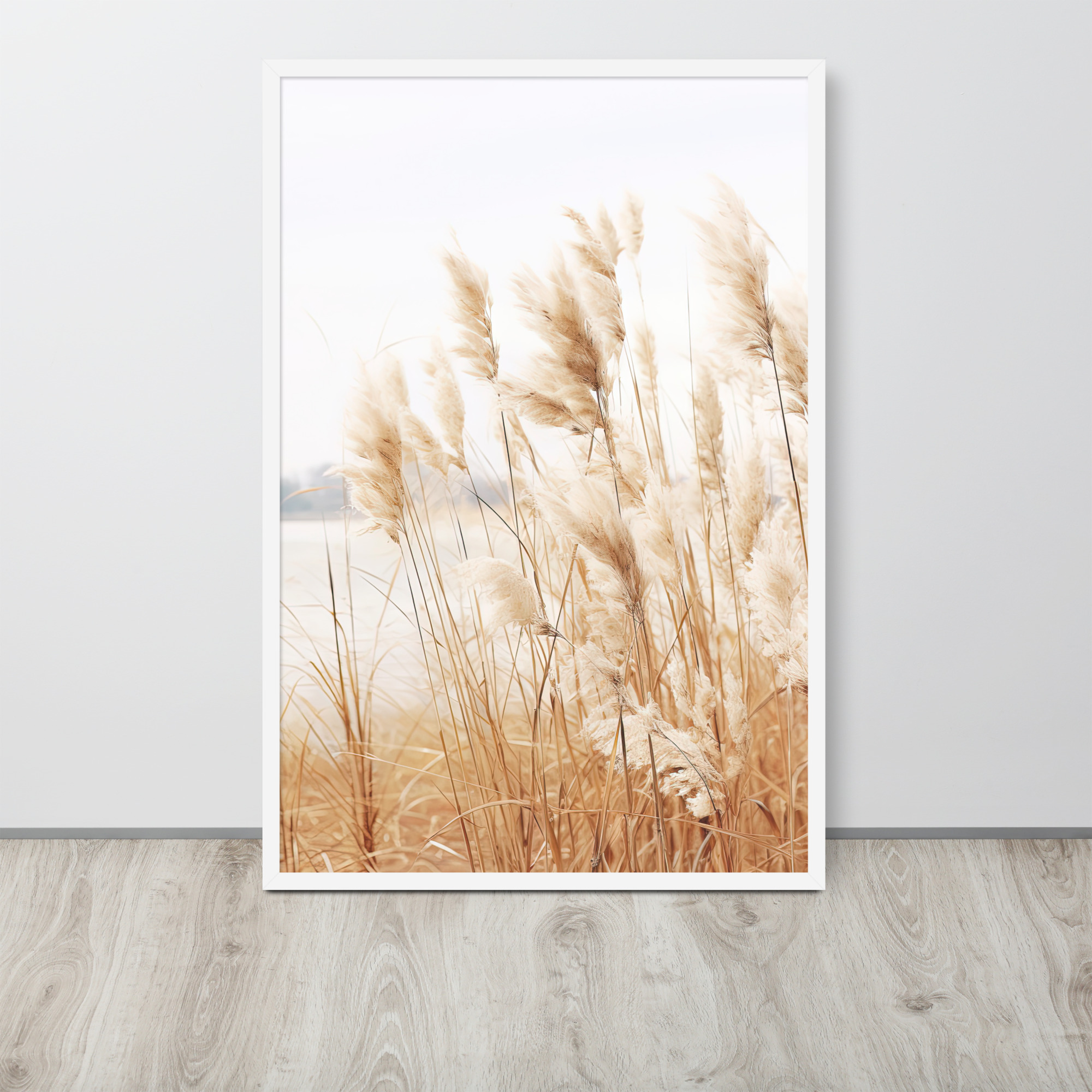 Dry Pampas Grass Framed Poster