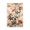 Vintage Floral Motifs with Flowers 02 | Framed Poster