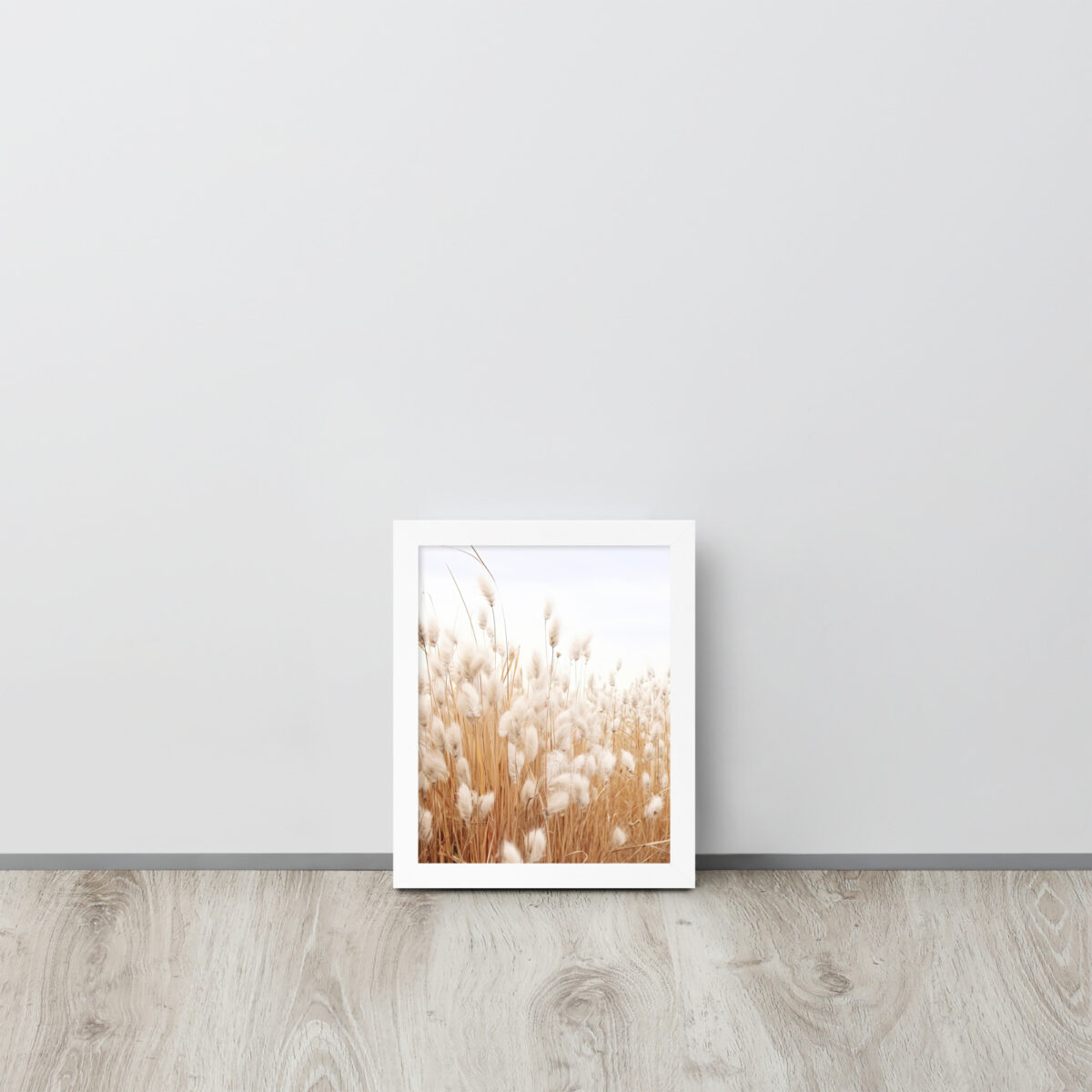 Dried Prairier Fluffy Grass | Framed Poster