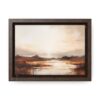 Coastal Serenity at Dusk: Sunset | Framed Gallery Canvas