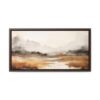 Coastal Serenity at Dusk: Fog | Framed Gallery Canvas