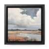 Coastal Sky Landscape Painting | Framed Gallery Wrapped Canvas