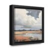Coastal Sky Landscape Painting | Framed Gallery Wrapped Canvas