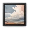 Sunset Clouds Landscape Painting | Framed Gallery Wrapped Canvas