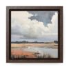 Coastal Sky Landscape Painting | Framed Gallery Wrapped Canvas