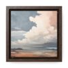 Sunset Clouds Landscape Painting | Framed Gallery Wrapped Canvas
