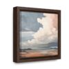 Sunset Clouds Landscape Painting | Framed Gallery Wrapped Canvas