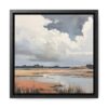 Coastal Sky Landscape Painting | Framed Gallery Wrapped Canvas
