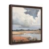Coastal Sky Landscape Painting | Framed Gallery Wrapped Canvas