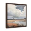 Coastal Sky Landscape Painting | Framed Gallery Wrapped Canvas