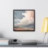 Sunset Clouds Landscape Painting | Framed Gallery Wrapped Canvas
