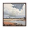 Coastal Sky Landscape Painting | Framed Gallery Wrapped Canvas