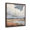 Coastal Sky Landscape Painting | Framed Gallery Wrapped Canvas