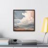 Sunset Clouds Landscape Painting | Framed Gallery Wrapped Canvas