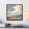Sunset Clouds Landscape Painting | Framed Gallery Wrapped Canvas
