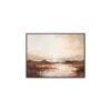 Coastal Serenity at Dusk: Sunset | Framed Gallery Canvas