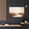 Coastal Serenity at Dusk: Sunset | Framed Gallery Canvas