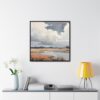 Coastal Sky Landscape Painting | Framed Gallery Wrapped Canvas