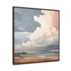 Sunset Clouds Landscape Painting | Framed Gallery Wrapped Canvas