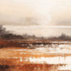Coastal Serenity at Dusk: Sunset | Framed Gallery Canvas