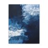 Icy Currents Blue Abstract Art | Gallery Wrapped Canvas