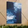 Icy Currents Blue Abstract Art | Gallery Wrapped Canvas