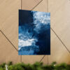 Icy Currents Blue Abstract Art | Matte Poster