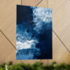 Icy Currents Blue Abstract Art | Matte Poster