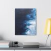 Melting Icebergs Blue Abstract Art | Gallery Wrapped Canvas