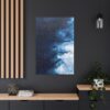 Melting Icebergs Blue Abstract Art | Gallery Wrapped Canvas