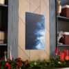 Melting Icebergs Blue Abstract Art | Gallery Wrapped Canvas