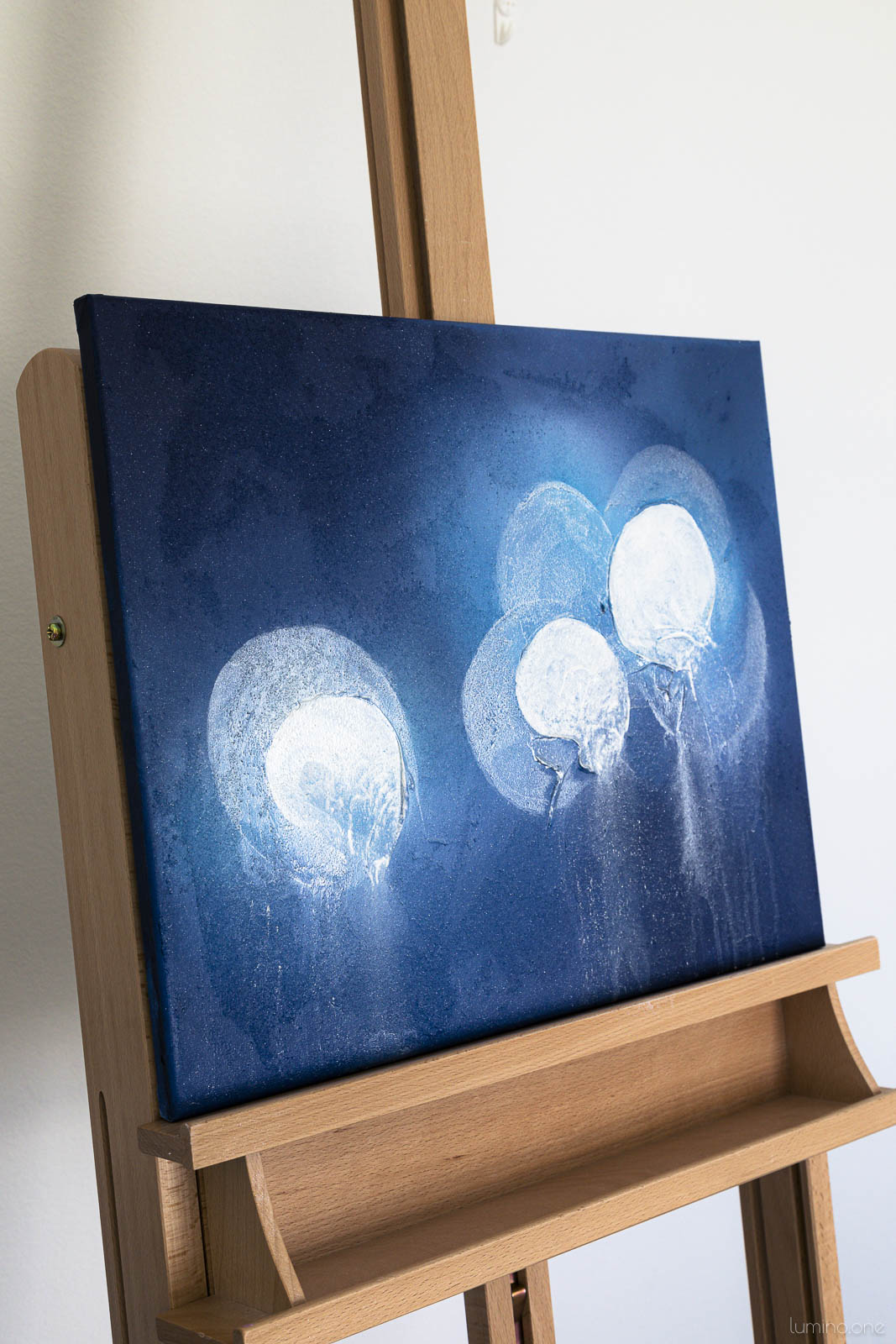 "Midnight Serenade" - Acrylic on Canvas - 16x20 - Natalie Bell, January 2024