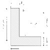 Framed canvas cross-section measurements