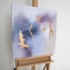 Whispering Shades of Purple I - Acrylic on Canvas - 24x24 - Natalie Bell, April 2024