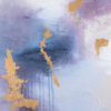 Detail, Whispering Shades of Purple I - Acrylic on Canvas - 24x24 - Natalie Bell, April 2024