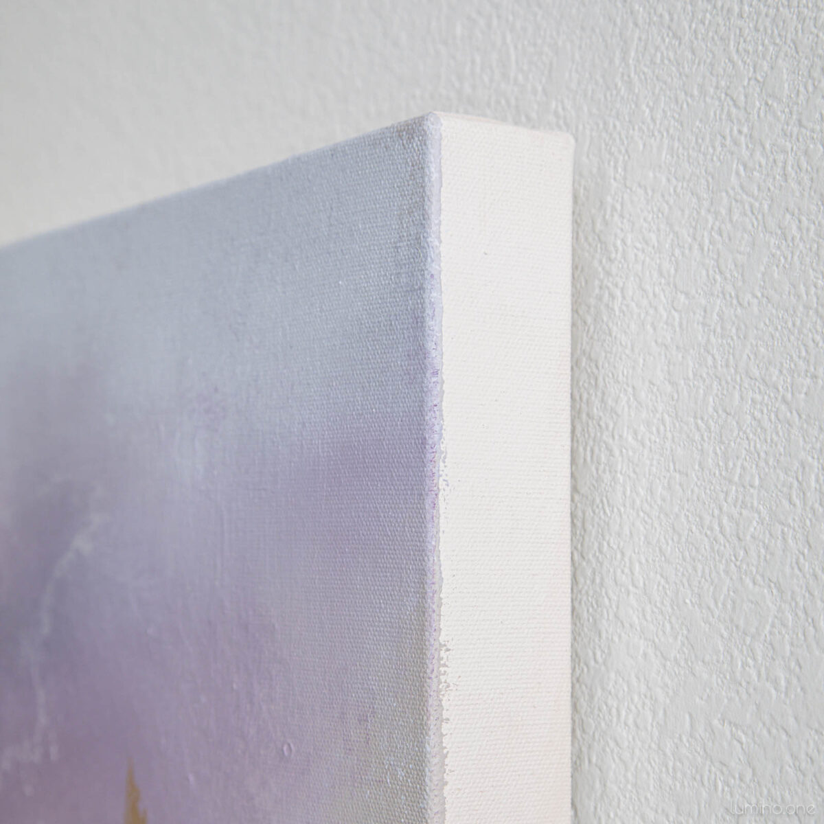 Side View, Whispering Shades of Purple I - Acrylic on Canvas - 24x24 - Natalie Bell, April 2024