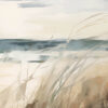 Zoomed In Closeup Detail of a Running Horse on the Beach Wall Art - 3x2 Aspect Ratio - Black Floating Frame Canvas