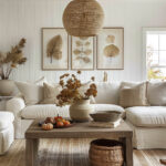 Nature-Inspired Fall Gallery Wall Ideas in a Modern Cottage Livi
