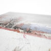 Pink Winter Cowgirl Painting - Gallery Wrap Canvas - Closeup - Hat