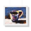 Morning Coffee Cup Kitchen Wall Art Abstract Painting Print