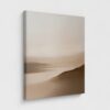 Neutral Minimalist Abstract Landscape Wall Art Earthy Tones - Gallery Wrapped Canvas