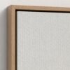 Neutral Minimalist Abstract Landscape Wall Art Earthy Tones - Gallery Wrapped Canvas with Natural Wood Frame